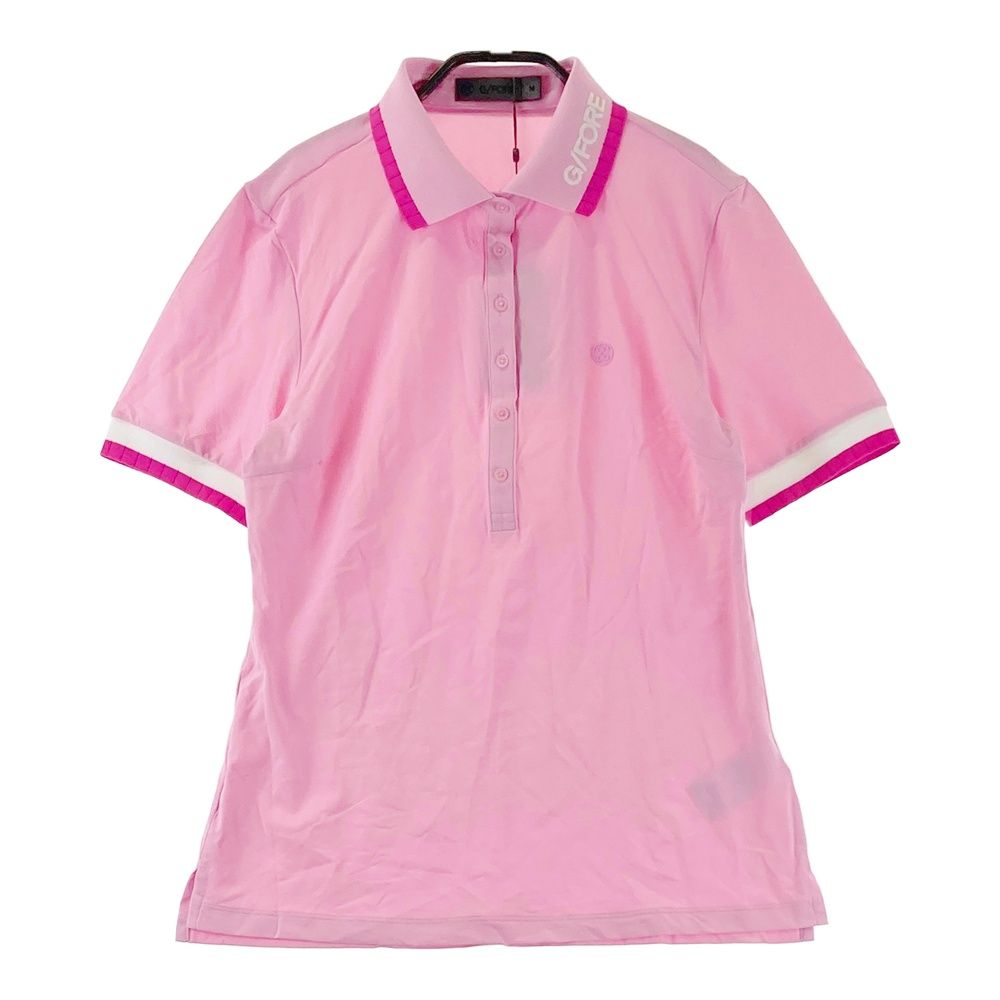 G/FORE (GFORE) ジーフォア レディース 半袖ポロシャツ ピンク サイズ：M G/FORE ジーフォア 半袖ポロシャツ ピンク系 [240101601487