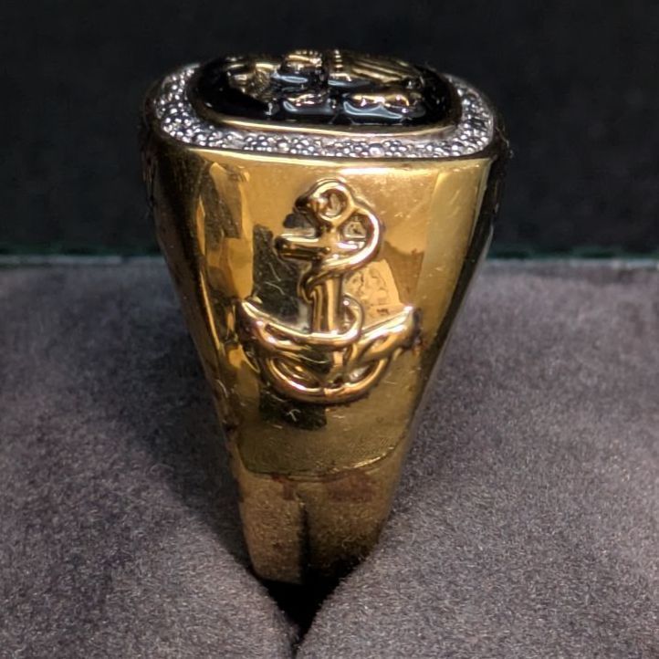 ダンベリーミント 18K ゴールドメッキ 18号 15.8g 米海軍 US NAVY 