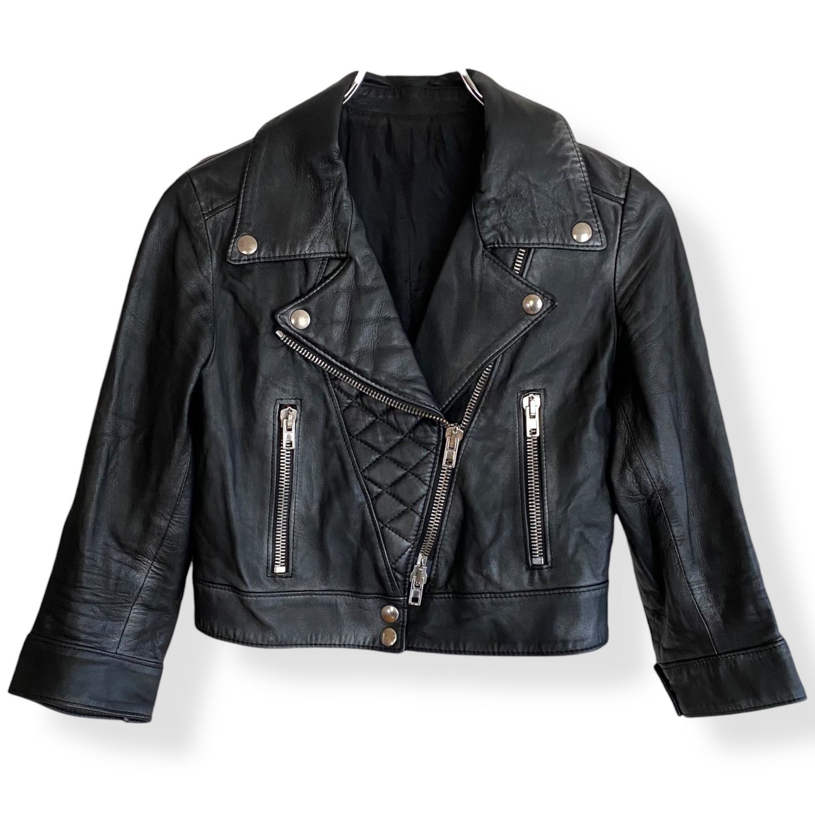 s.w.o.r.d ソード ブラック ラムレザー ライダースジャケット