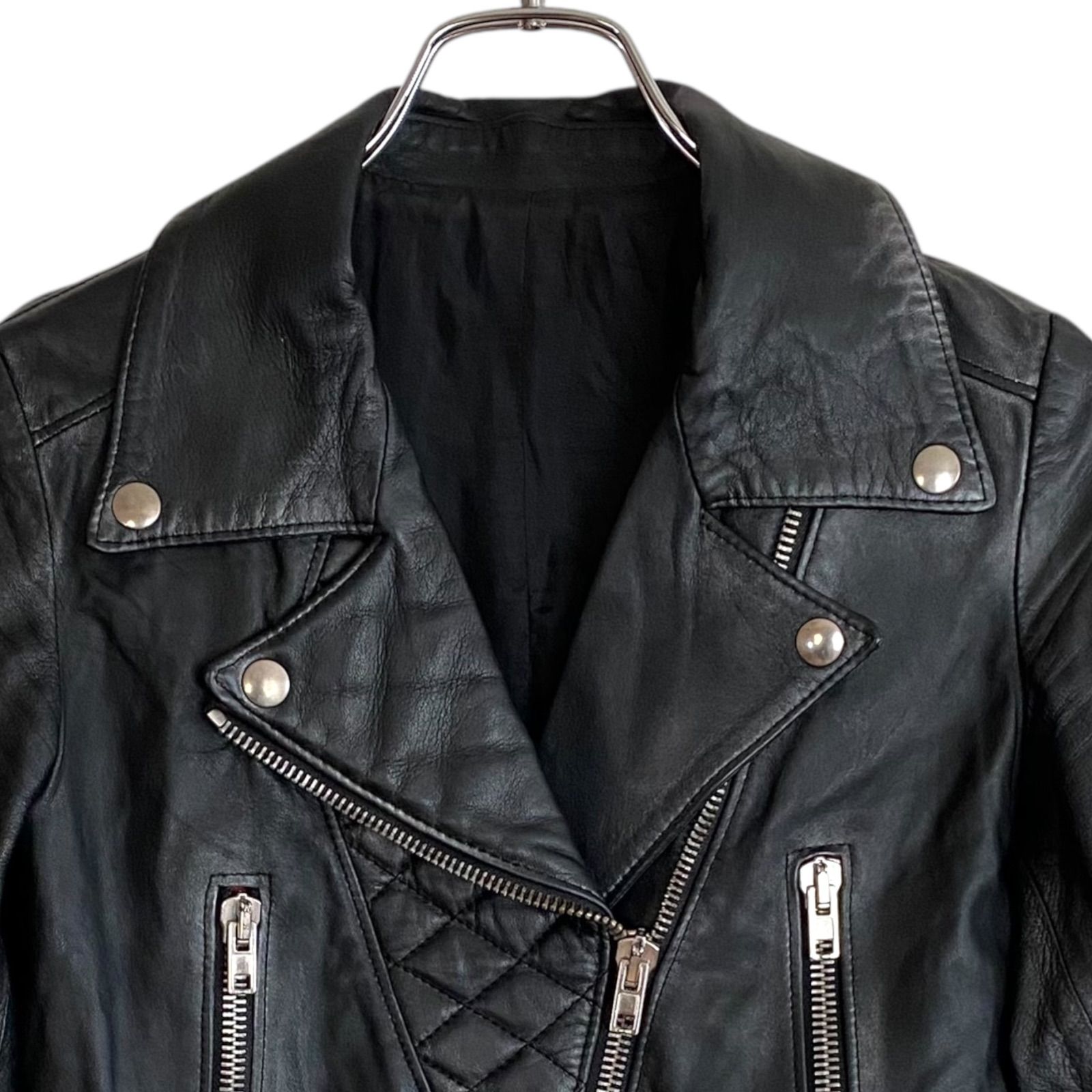 s.w.o.r.d ソード ブラック ラムレザー ライダースジャケット