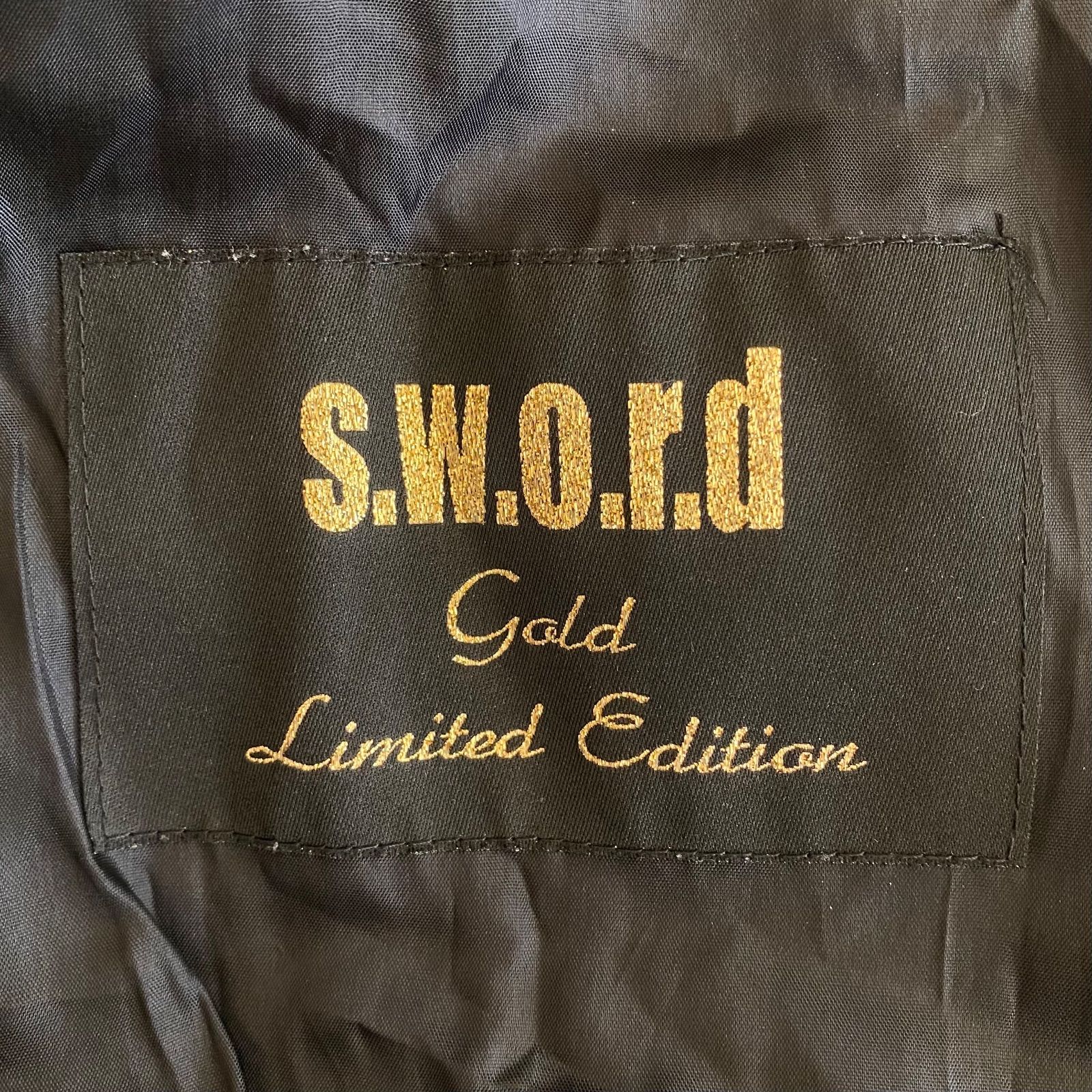 s.w.o.r.d ソード ブラック ラムレザー ライダースジャケット