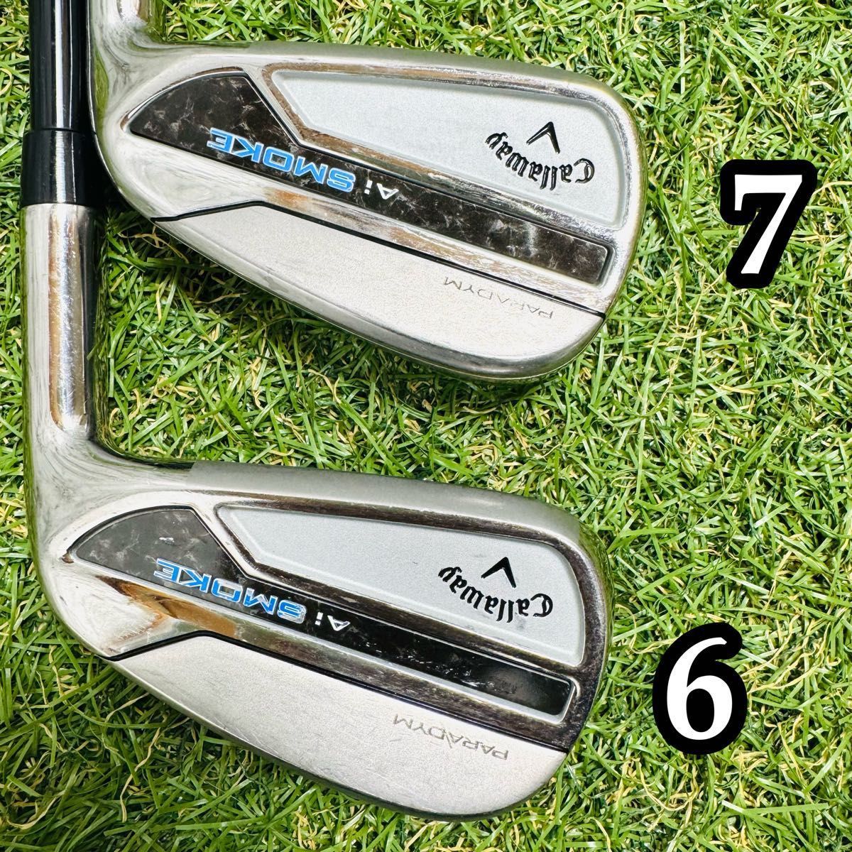 良品】初心者推奨 キャロウェイ Aiスモーク メンズアイアンセット 5本