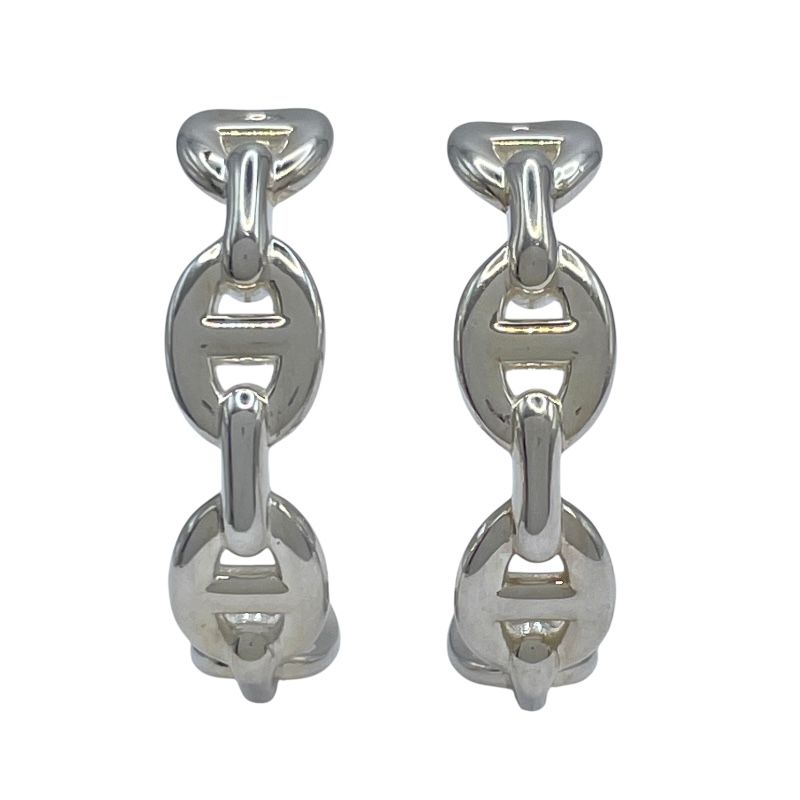 エルメス HERMES シェーヌダンクルアンシェネピアス シルバー Ag 925 ジュエリー