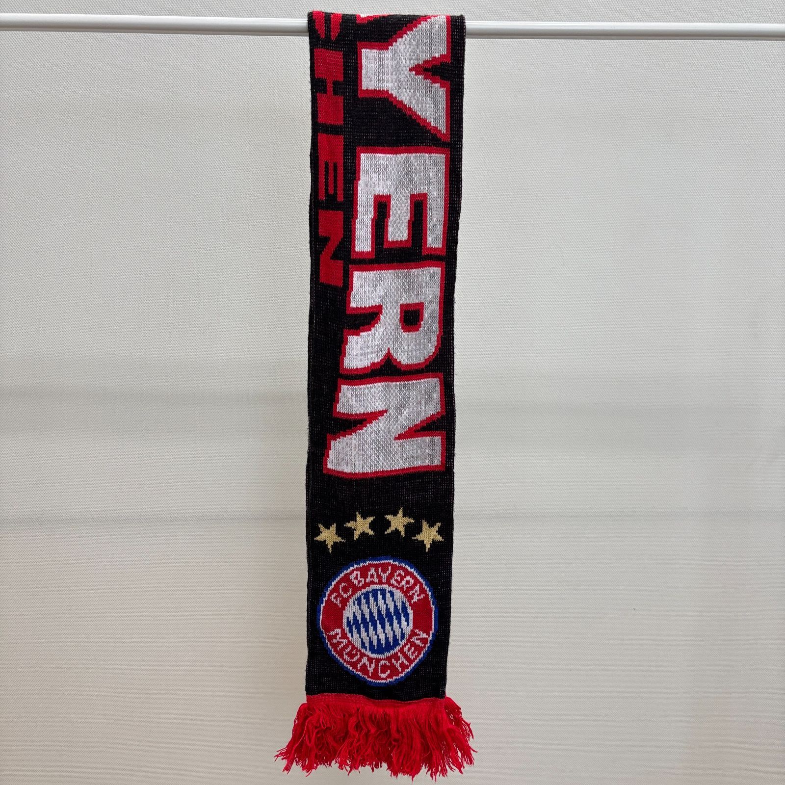 ☆美品 FC BAYERN MUNCEN FCバイエルン・ミュンヘン 黒/赤 スポーツ