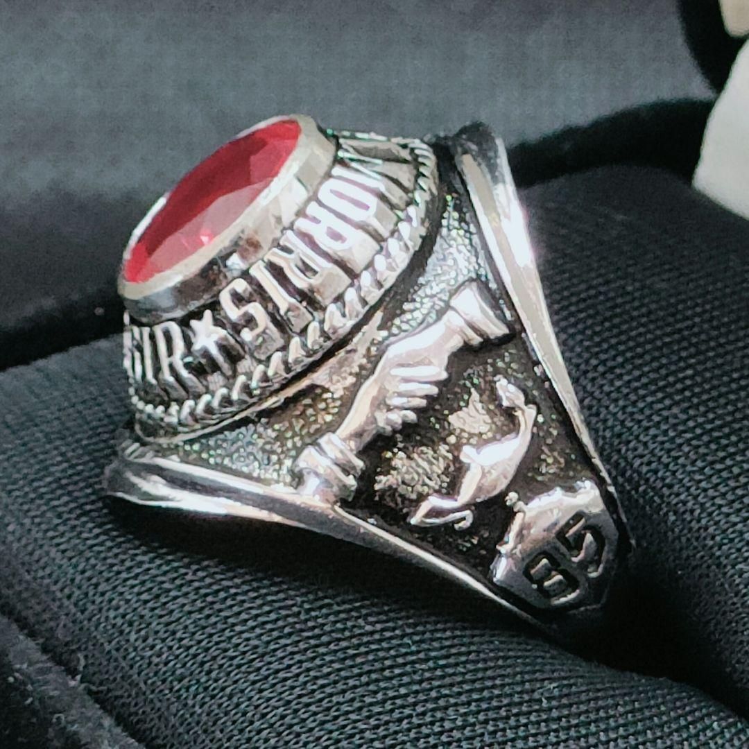 1985年 カレッジリング スターリングシルバー925 ウィリアム モリス