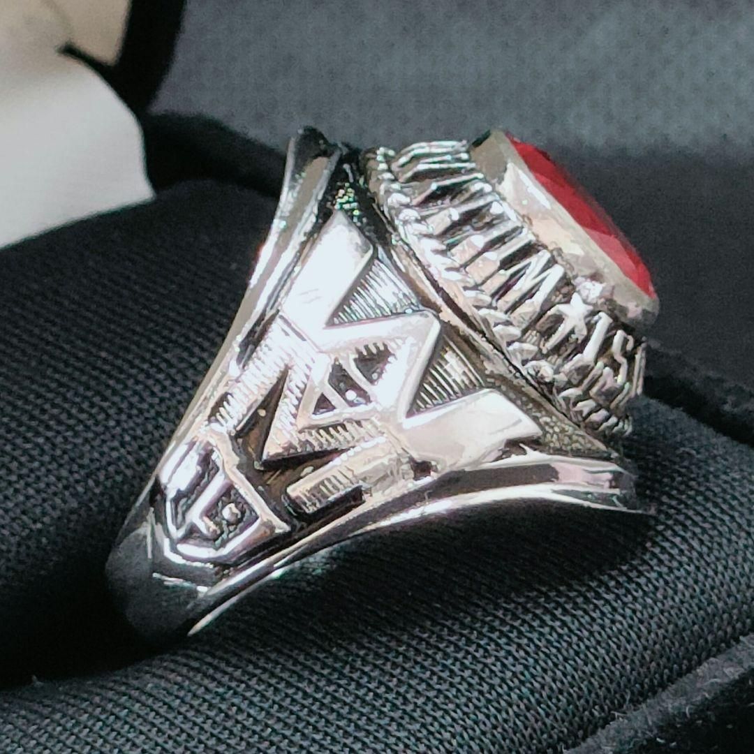  1985年 カレッジリング スターリングシルバー925 ウィリアム モリス リング 指輪 アクセサリー