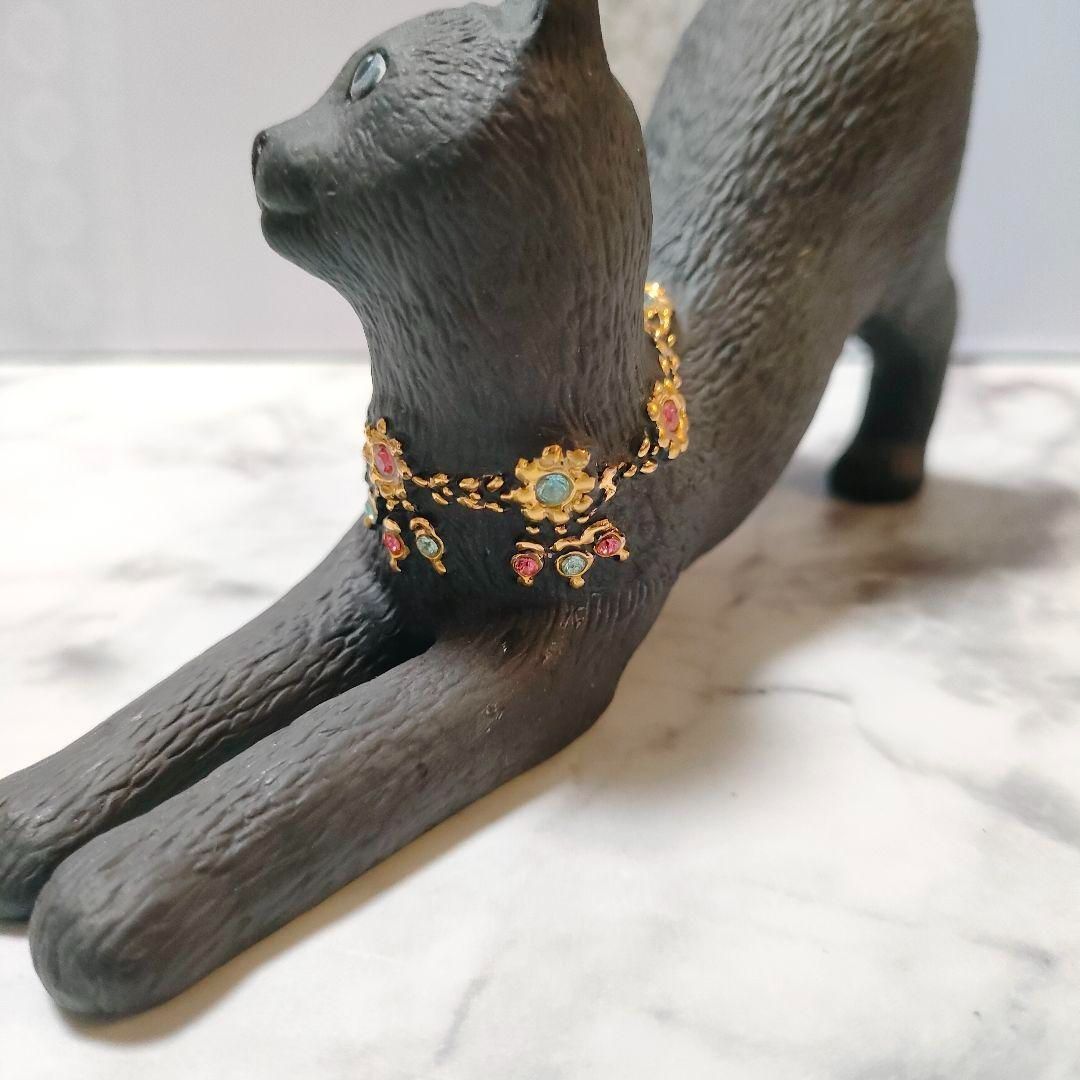  レノックス LENOX 大きなサイズ 陶器 置物 猫 ねこ キャット 24K 寝室アクセサリー 置物 インテリア小物