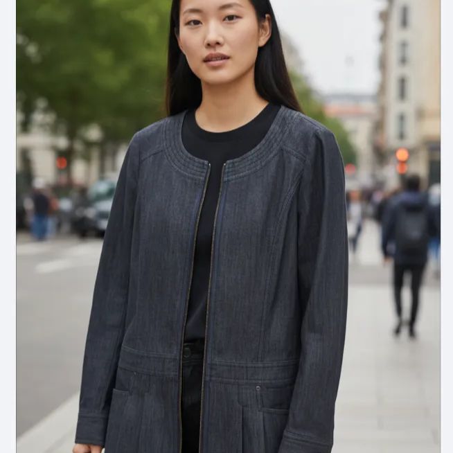 エマコシノ デニムジャケットワンピース YUMAKOSINOデニムコート