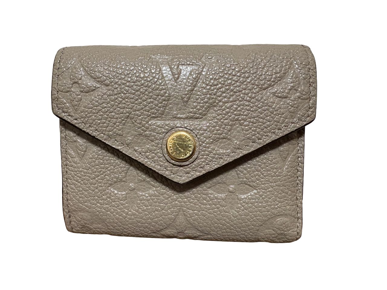 残り1点のみ LOUIS VUITTONルイ ヴィトンポルトフォイユ ゾエ モノグラム アンプラント レザー三つ折り財布