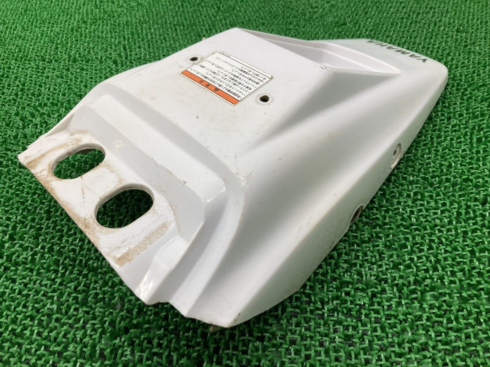 バイク DT230ランツァ リアフェンダー 白 ヤマハ 純正 バイク 部品 4TP