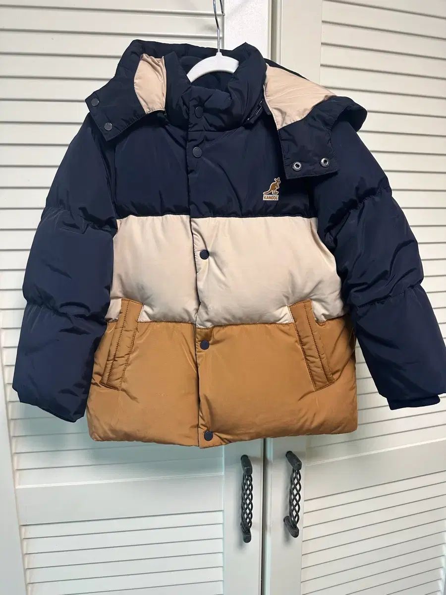 カンゴールキッズ KANGOL KIDS カラーブロック ダウン