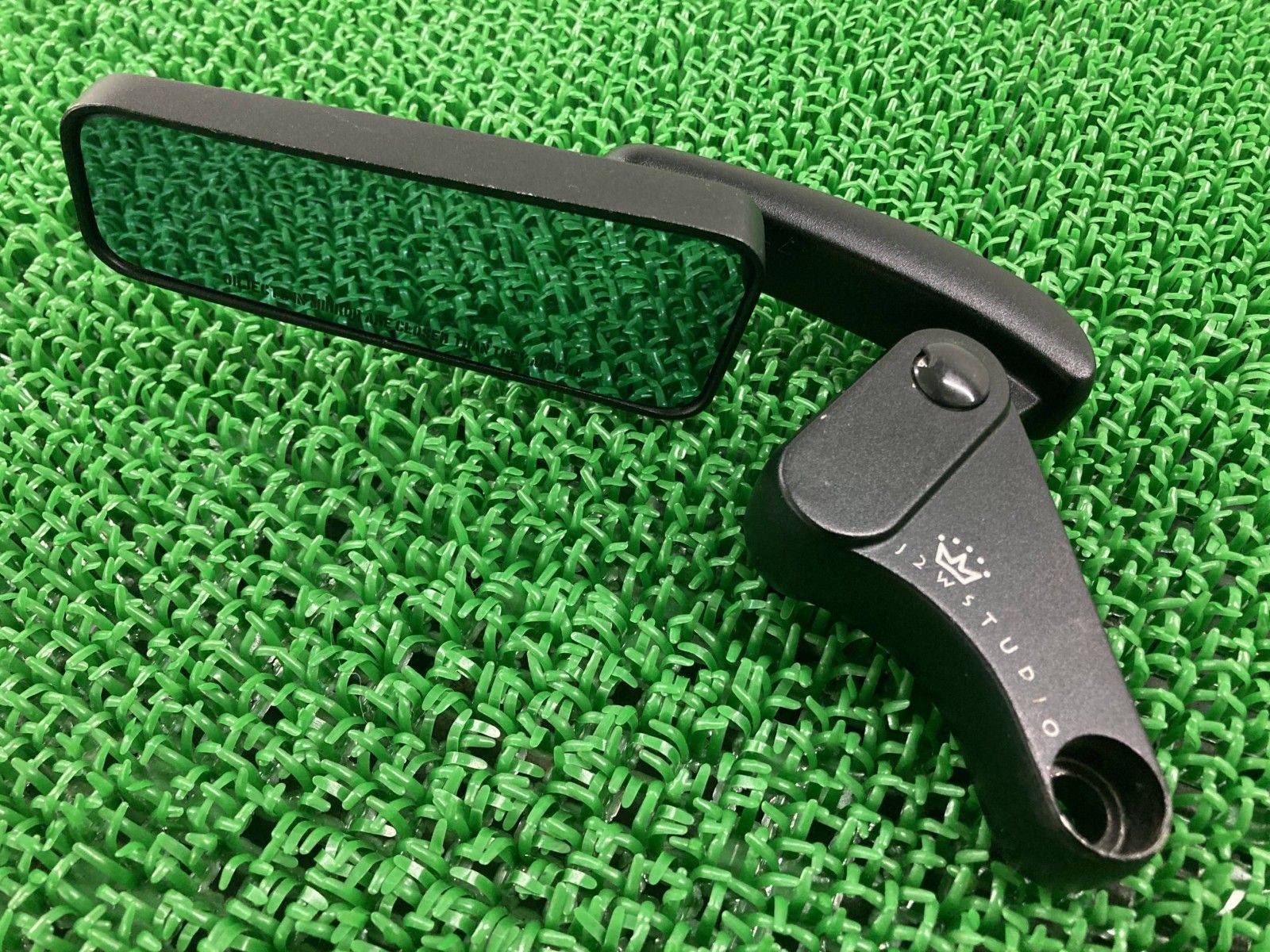 カムストック製 ミラー 左 社外 中古 バイク 部品 ステルスミラー