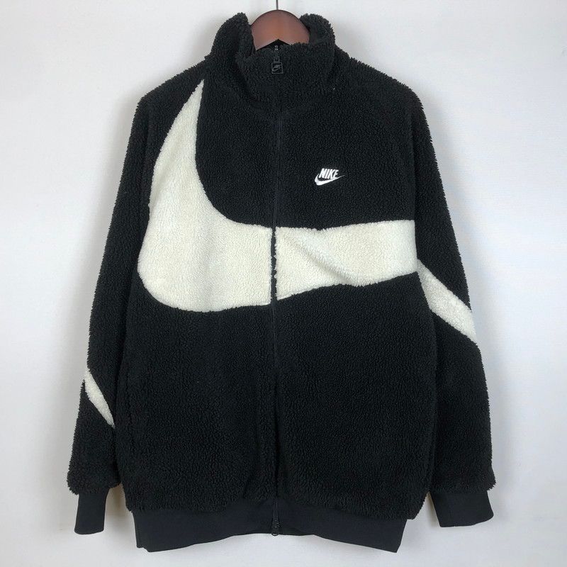 品 NIKE ナイキ AS M NSW VW SWSH FULL ZIP JKT BQ 6546-011 スウッシュ フルジップ ジャケット アウター ボアジャケット リバーシブル 148-260111-ko-04-tei