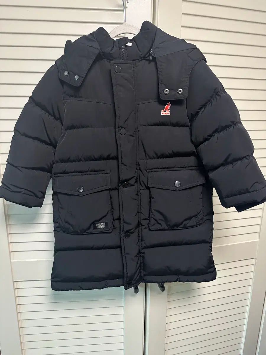 カンゴールキッズ KANGOL KIDS フード ダウンジャケット ロング丈