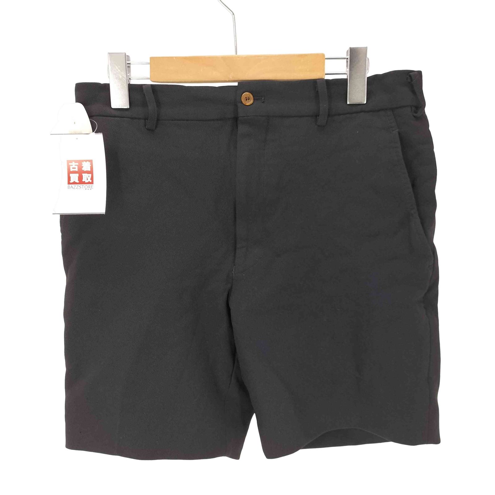 コムデギャルソンオムプリュス COMME des GARCONS HOMME PLUS AD 2011 12 SS Tailoring for Punks テイラーリング フォーパンクス期 ポリ縮絨 ハーフ スラックス パンツ メンズ JPN XS