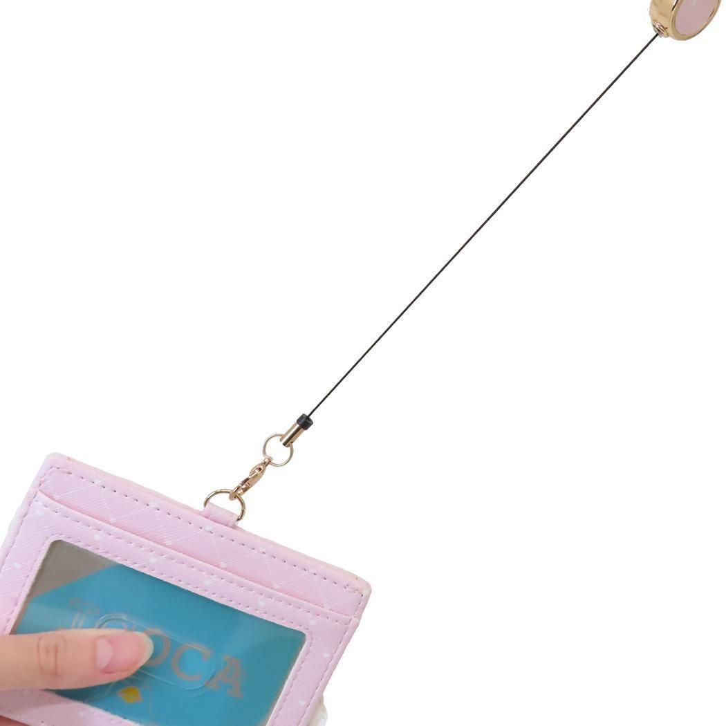 シュガーバニーズ しろうさ パスケース ICカード 定期入 リール付き