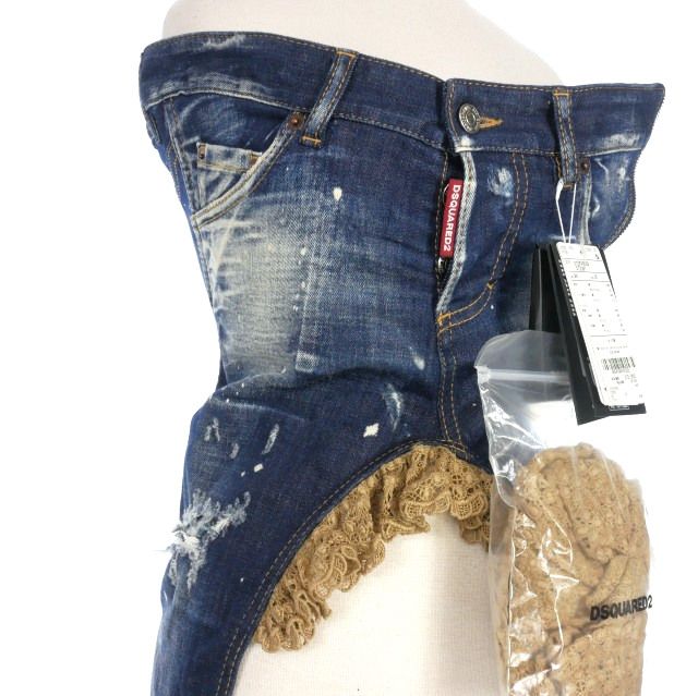 ディースクエアード DSQUARED2 23AW Corset Denim Dress コルセット