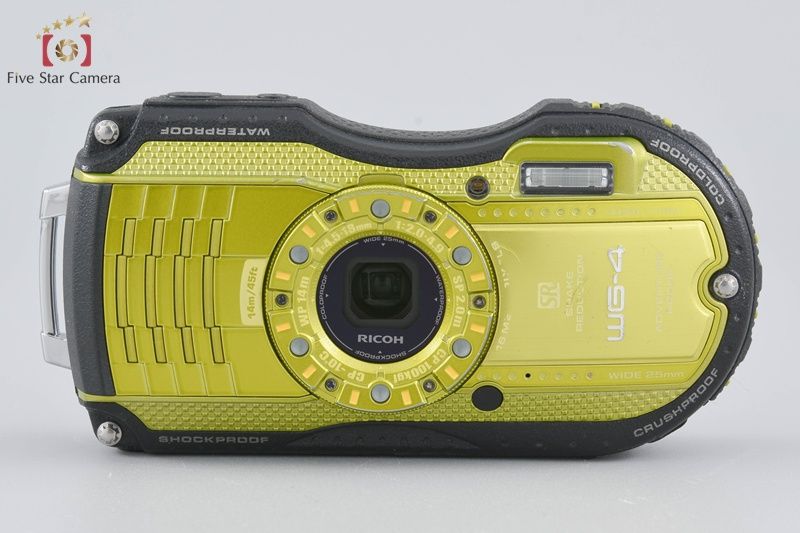Ricoh リコー 【中古】RICOH リコー PENTAX ペンタックス WG-4 ライム 