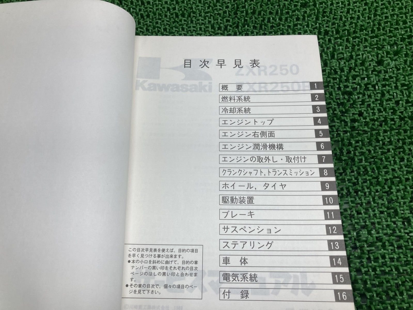 ZXR250 ZXR250R サービスマニュアル 1版 配線図 カワサキ 正規 中古