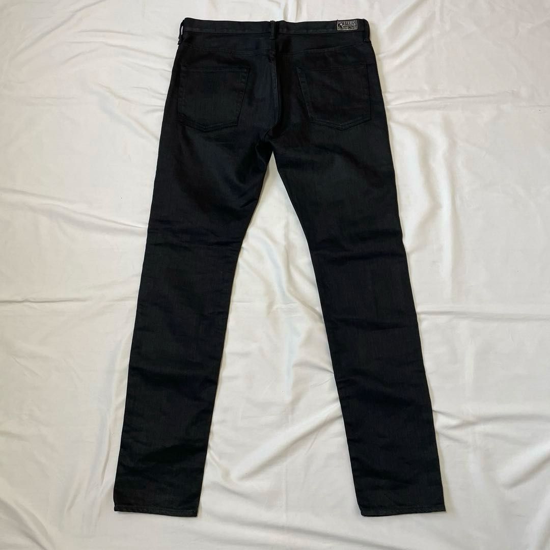 ヒステリックグラマー×野口強 W34（実寸約96cm） USED加工ブラックS