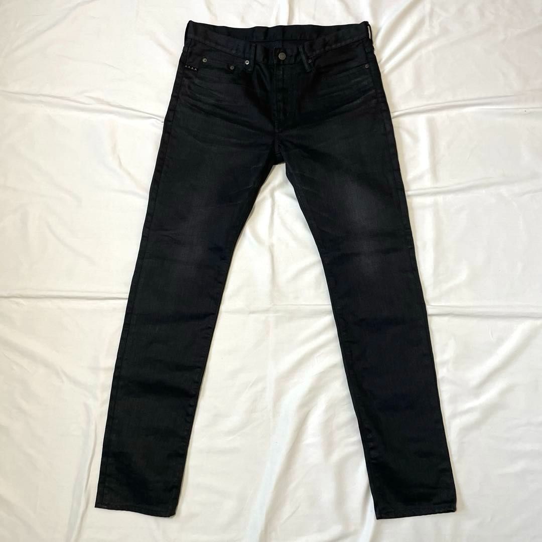 ヒステリックグラマー×野口強 W34（実寸約96cm） USED加工ブラックS