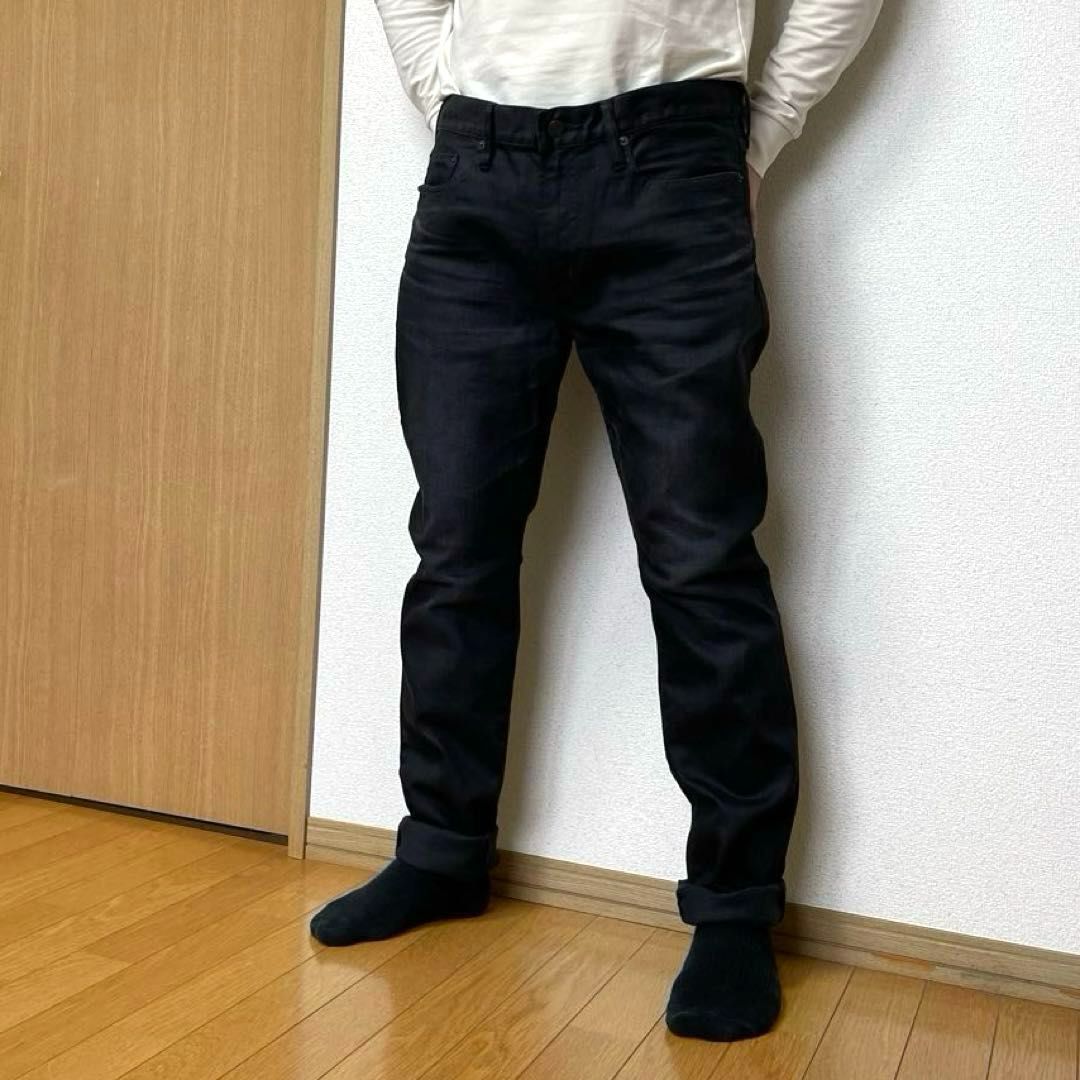 ヒステリックグラマー×野口強 W34（実寸約96cm） USED加工ブラックS