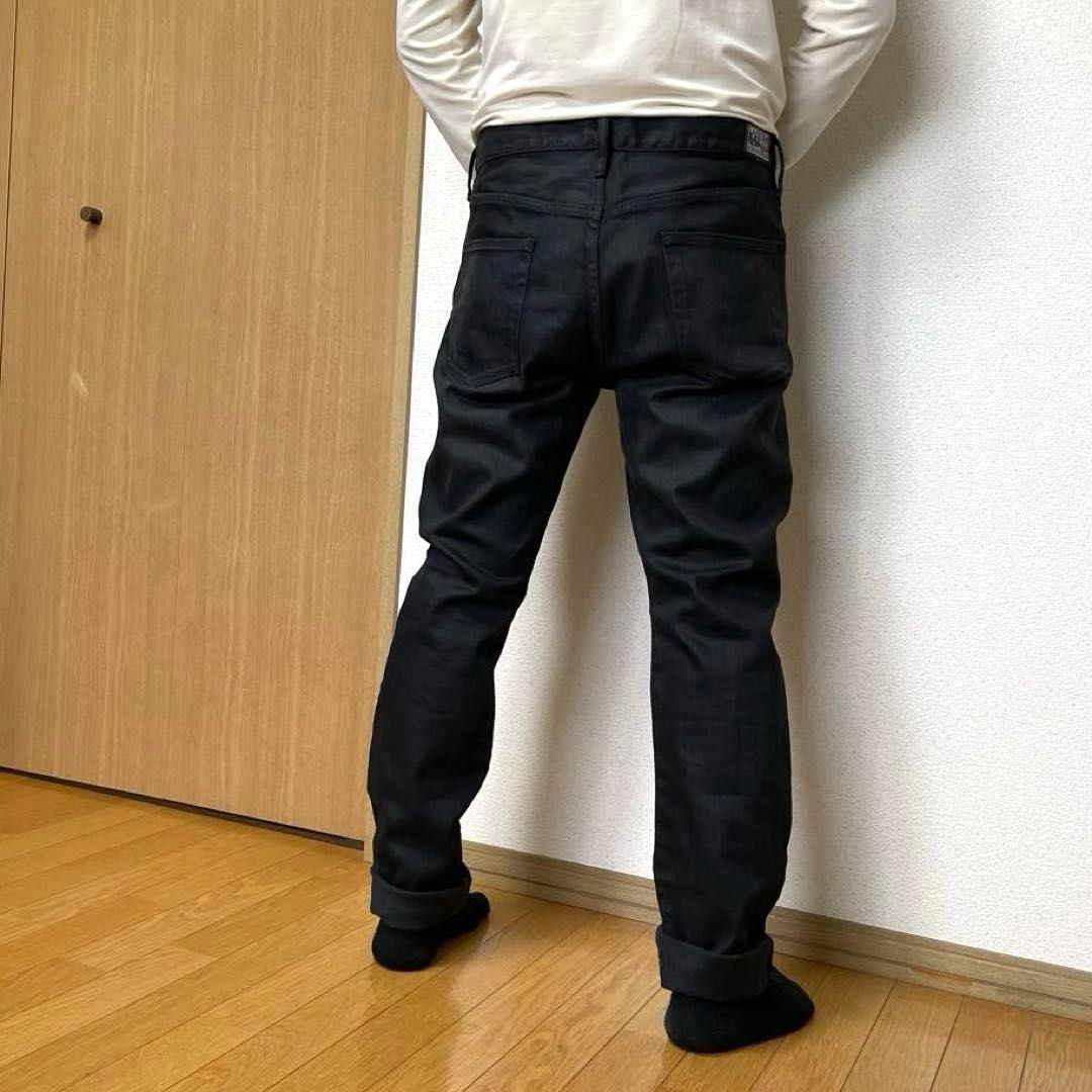 ヒステリックグラマー×野口強 W34（実寸約96cm） USED加工ブラックS