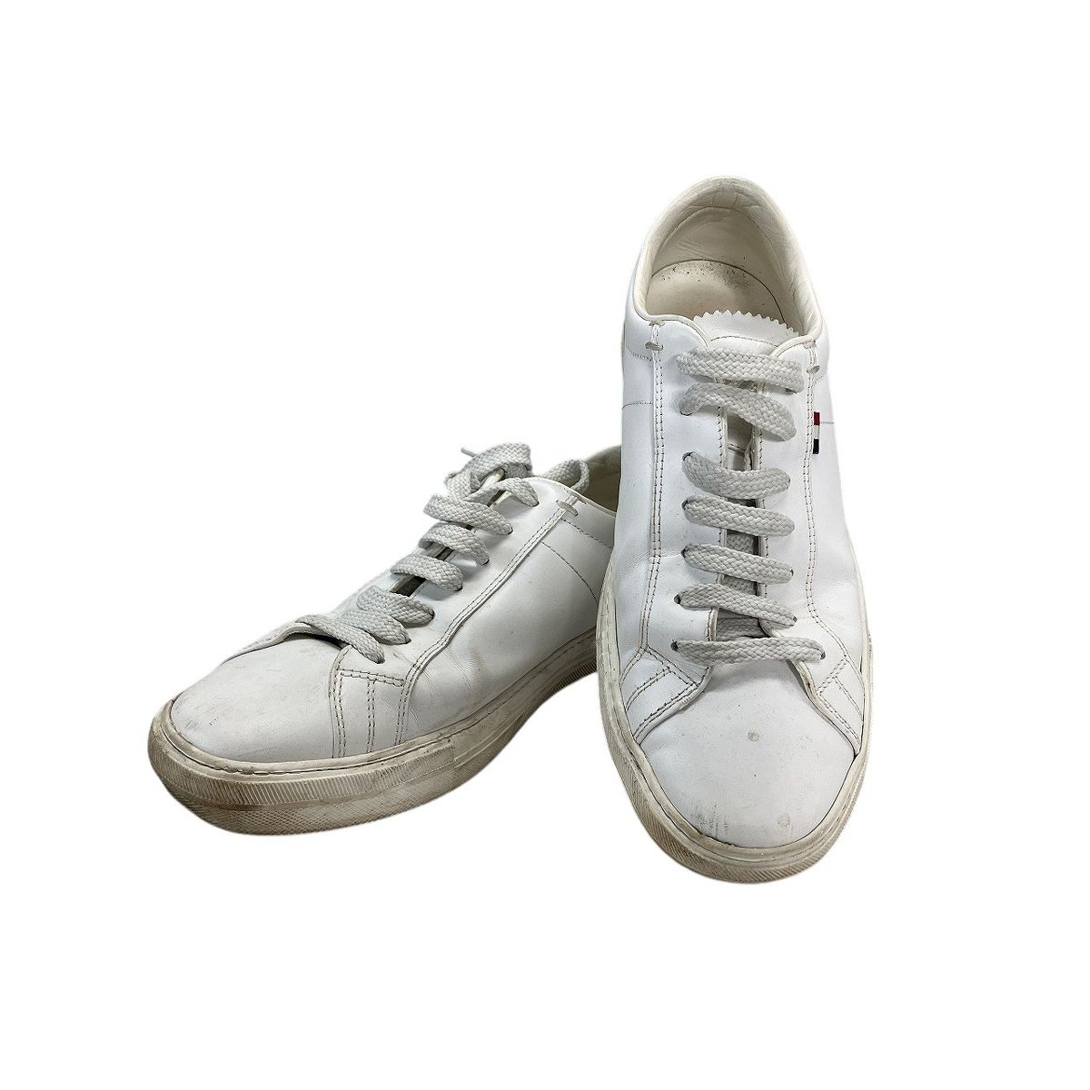 MONCLER トリコロール モナコ メンズ スニーカー レザー サイズ42 27 cm 靴 モンクレール