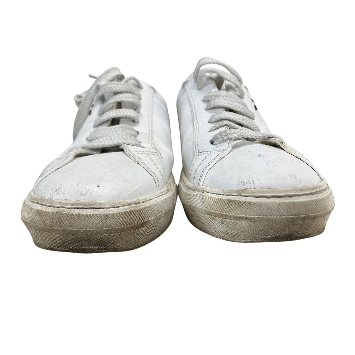 MONCLER トリコロール モナコ メンズ スニーカー レザー サイズ42 27 cm 靴 モンクレール