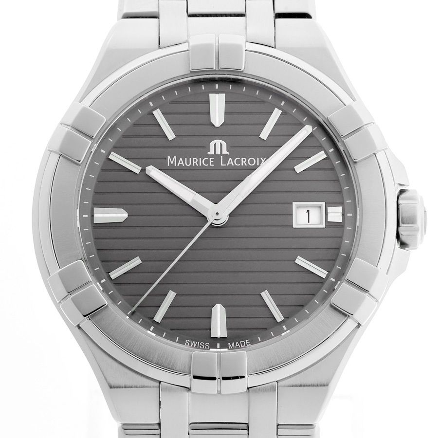 モーリスラクロア | MAURICE LACROIX アイコン デイト AI 1008 グレー クオーツ 商品番号 A-159757