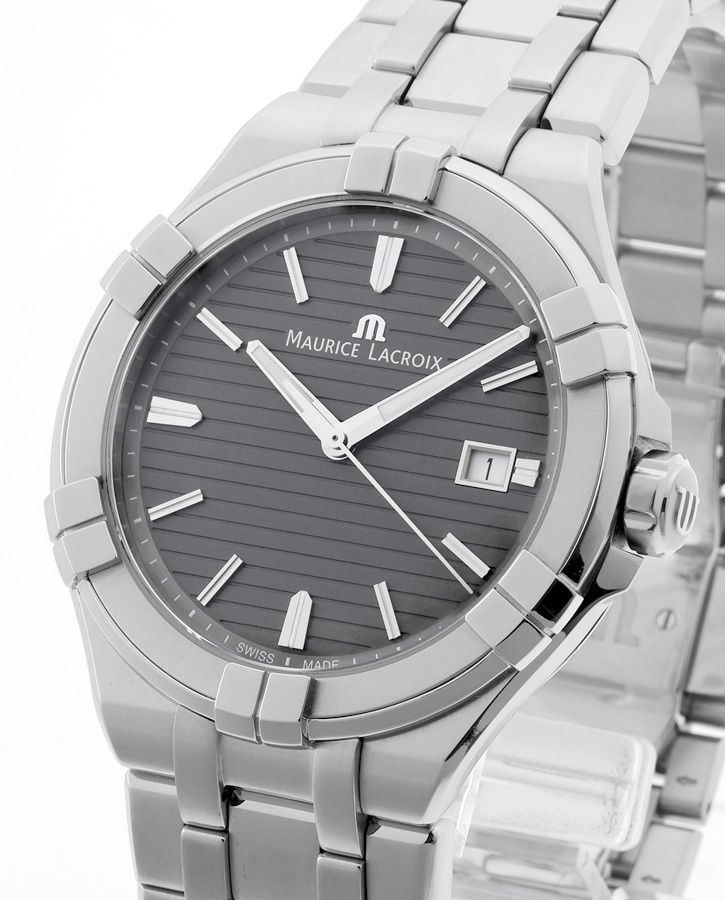 モーリスラクロア | MAURICE LACROIX アイコン デイト AI 1008 グレー クオーツ 商品番号 A-159757