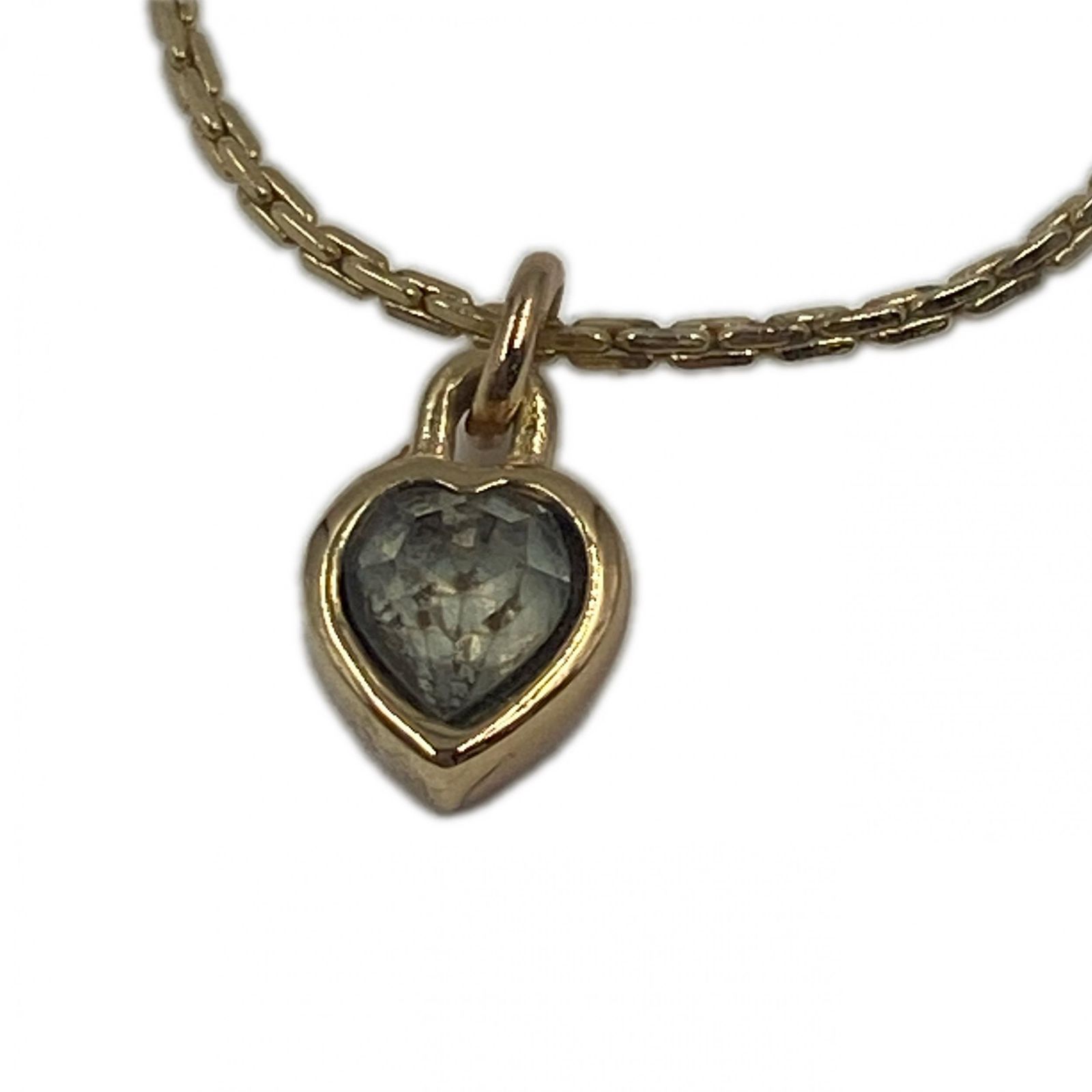 Dior ディオール クリスチャンディオール ハート型 チャーム 色石