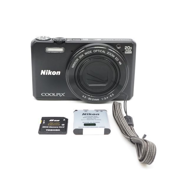 □美品□ Nikon COOLPIX S7000 ブラック - メルカリ