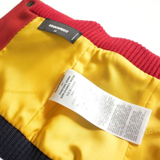 ディースクエアード DSQUARED2 23AW Varsity Corset サイドレザー