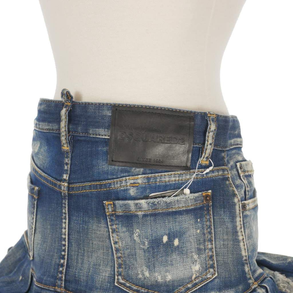ディースクエアード DSQUARED2 23AW Side Open Denim Skirt フリル