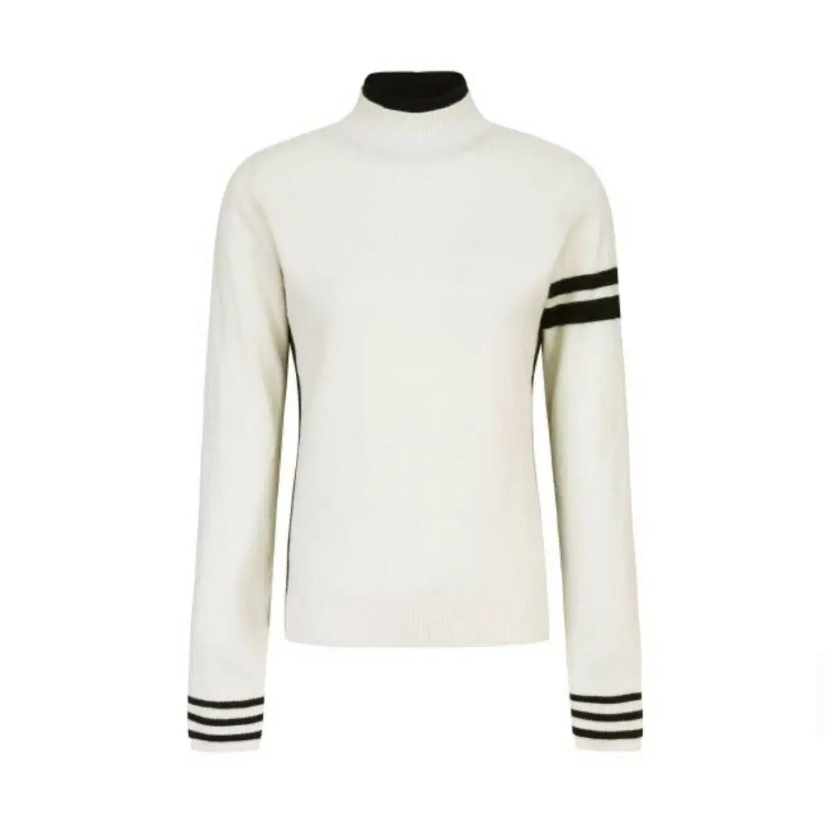 マスターバニーエディション レディース ウール ダブルネック ジャカード COLOR ミックス 防風ニット 1 55반