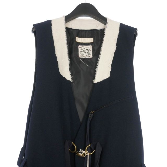 【中古】未使用品 メアグラーティア meagratia 25AW Oversized gilet オーバーサイズジレ ベスト 00 グレー メアグラーティア meagratia 25AW Oversized gilet オーバーサイズジレ