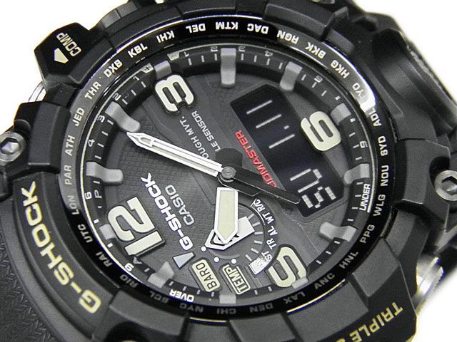 A カシオ CASIO メンズ腕時計 G-SHOCK ジーショック マッドマスター GWG-1000-1 AJF タフソーラー 電波時計 腕時計(クォーツ) 腕時計(アナログ)