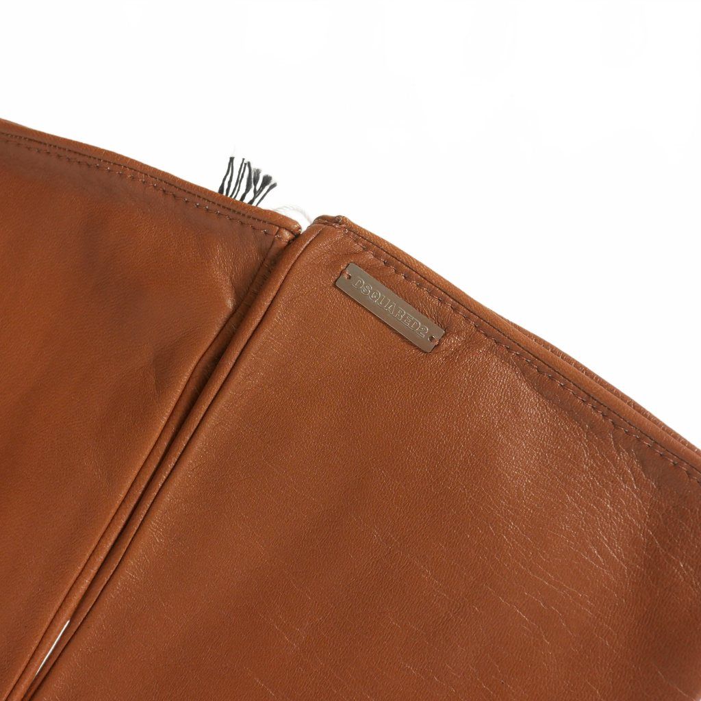 ディースクエアード DSQUARED2 23AW ナッパレザー ロンググローブ 手袋