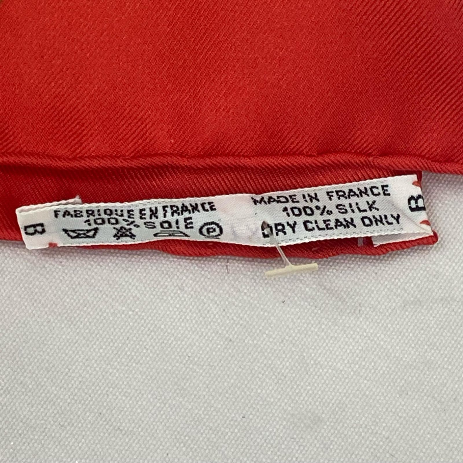  HERMES エルメス スカーフ ハンカチーフ 鳥 花 レディース 赤 バンダナ スカーフ 小物