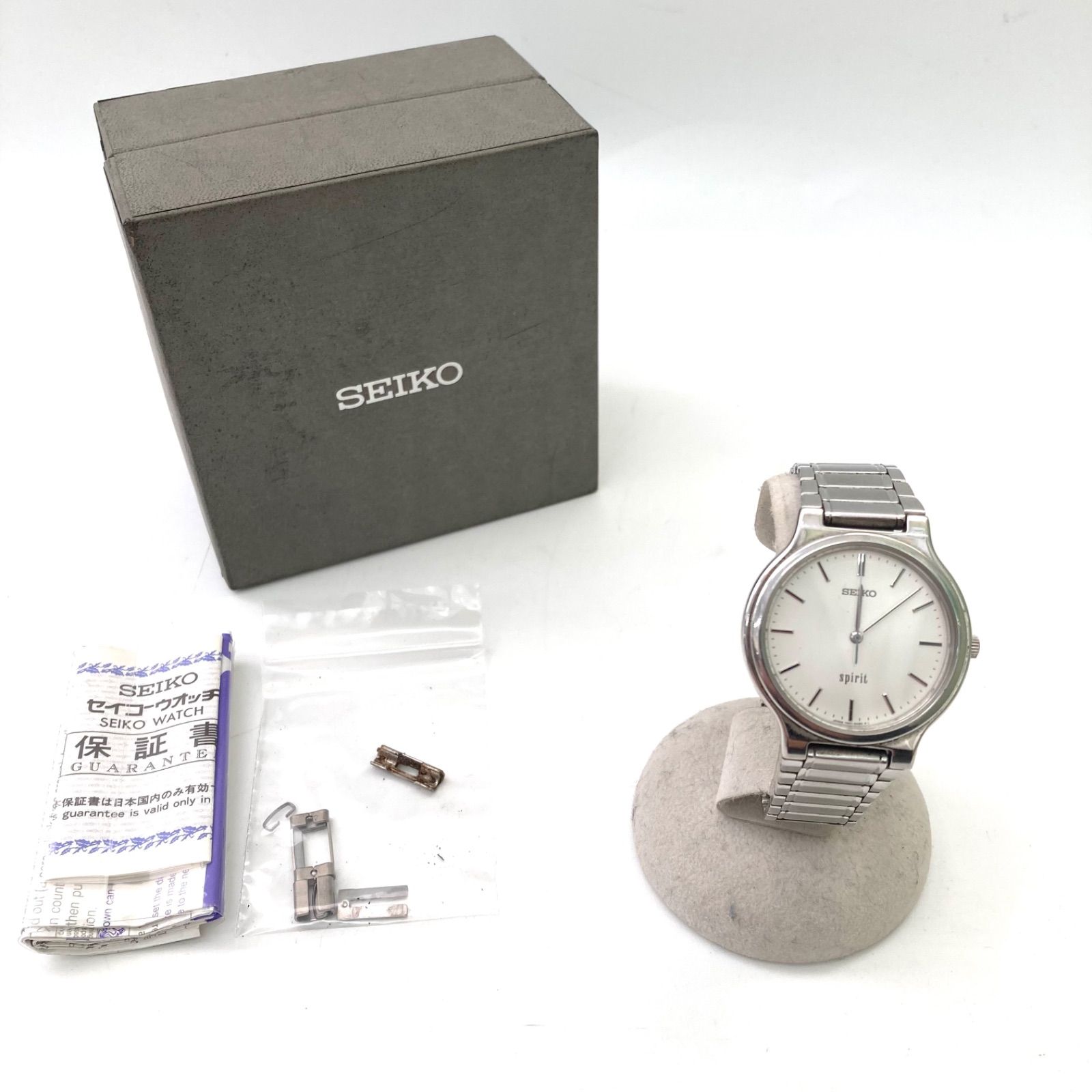 SEIKO】セイコー 腕時計 スピリット SPIRIT シルバーカラー 稼働品 