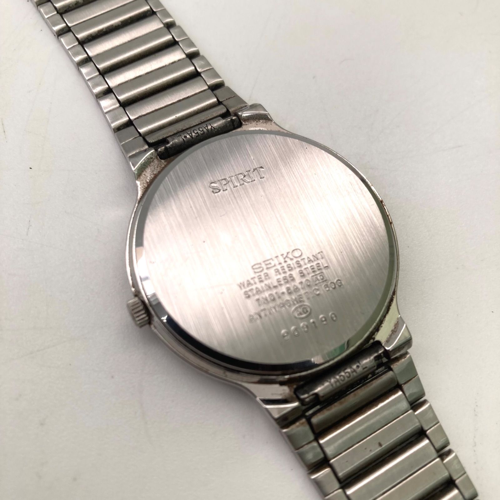 SEIKO】セイコー 腕時計 スピリット SPIRIT シルバーカラー 稼働品 