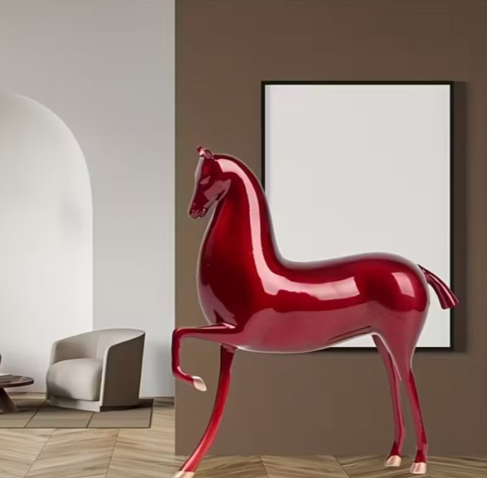  オブジェ 馬 うま ウマ 干支 白馬 ホワイト モダン シンプル インテリア リビング ダイニング 玄関 寝室 装飾 オーナメント 樹脂 プレゼント ギフト オシャレ 可愛い 癒しグッズ 棚装飾 ホームデコレーション デスク メモスタンド 置物 インテリア小物