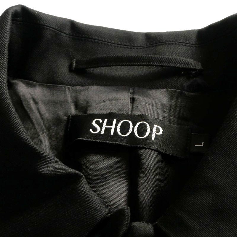 シュープ SHOOP ウール ウェーブ テーラードジャケット ブレザー 長袖