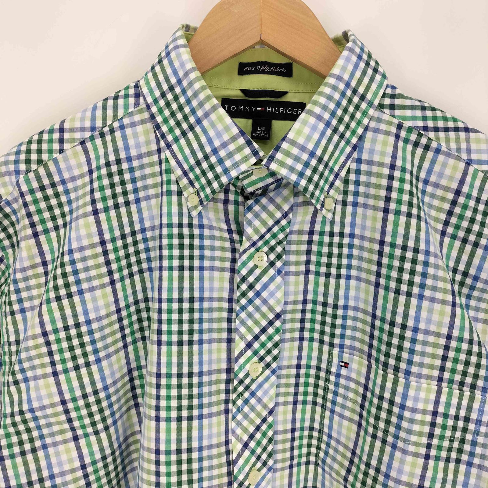 トミーヒルフィガー TOMMY HILFIGER 80'S 2ply fabricギンガムチェック