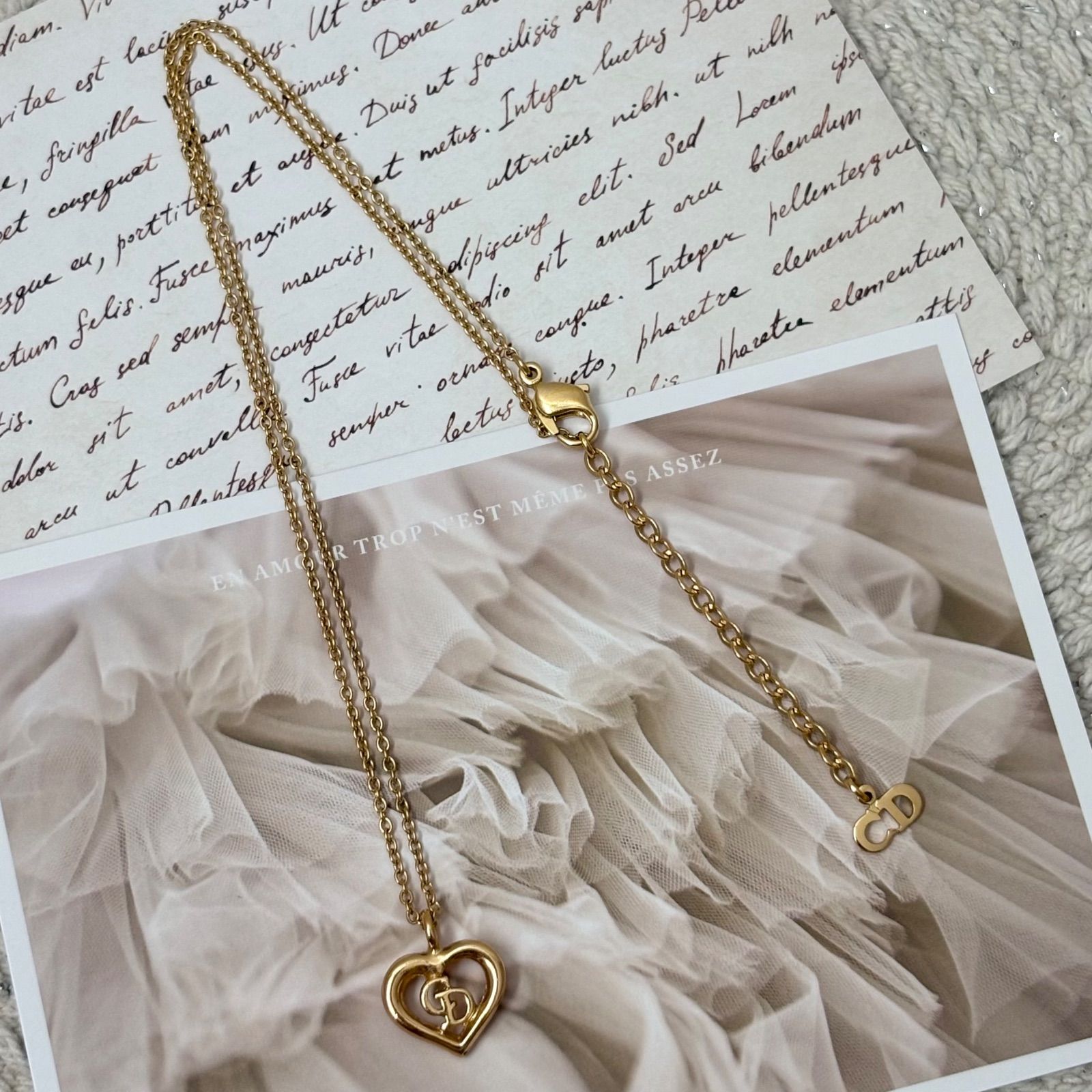 美品】クリスチャン ディオール ネックレス 首飾り アクセサリー CD