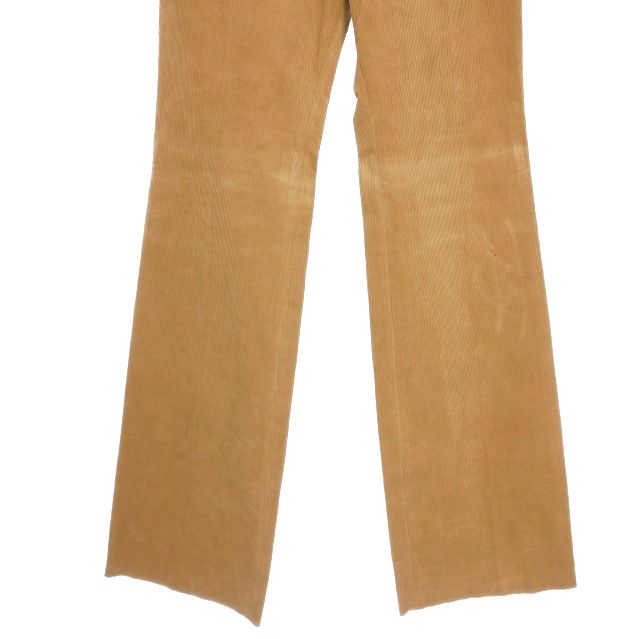 【中古】未使用品 ディースクエアード DSQUARED2 23AW ダブルウエスト コーデュロイパンツ レイヤード 46 ベージュ ディースクエアード DSQUARED2 23AW Track Cord Slouch Pant