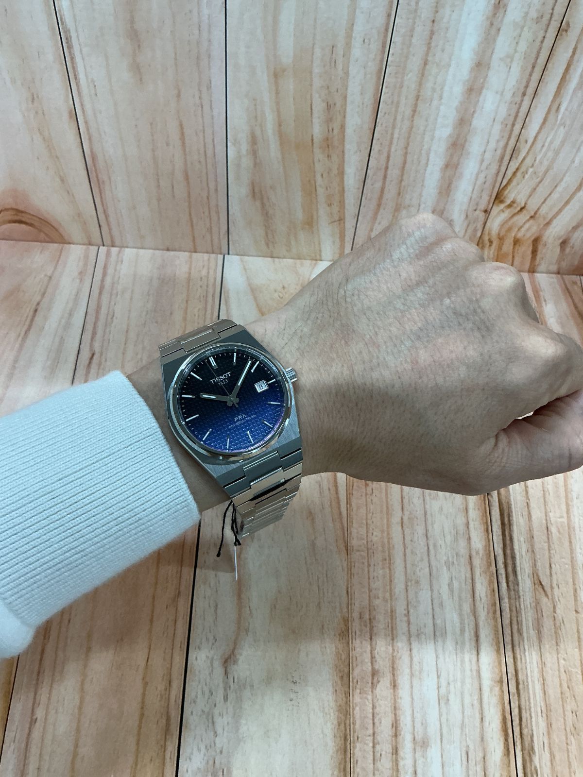  TISSOT T137 407 11 051 01 PRX Powermatic 80 チェスターコート 自動巻き時計 腕時計(アナログ)
