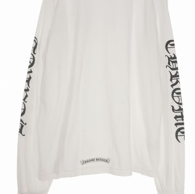 l*s様 クロムハーツ長袖カットソー クロムハーツ CH L S 1 ネックロゴプリント長袖カットソー メンズ M