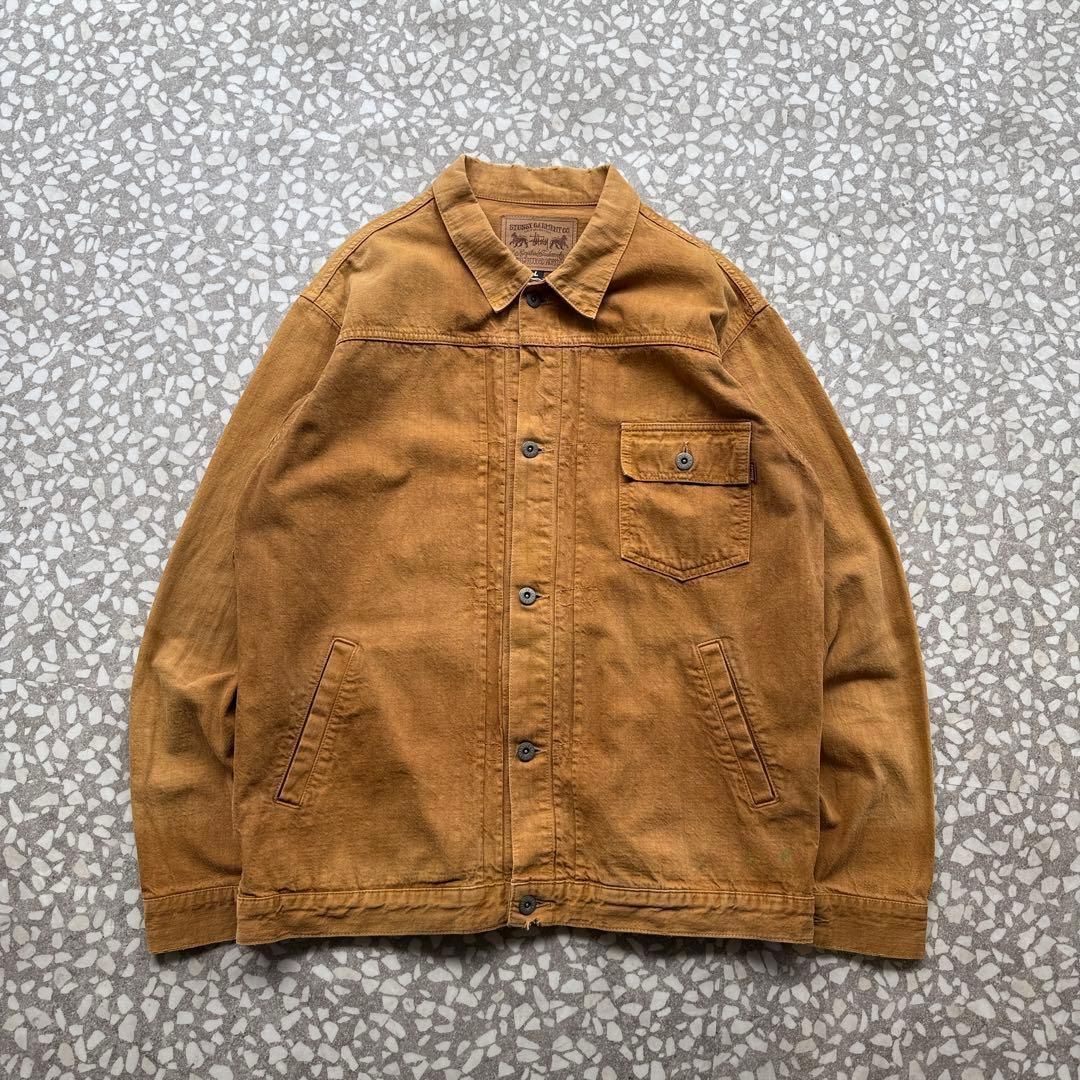 STUSSY / 00's 1st denim jacket 【1st、最高カラー】オールド